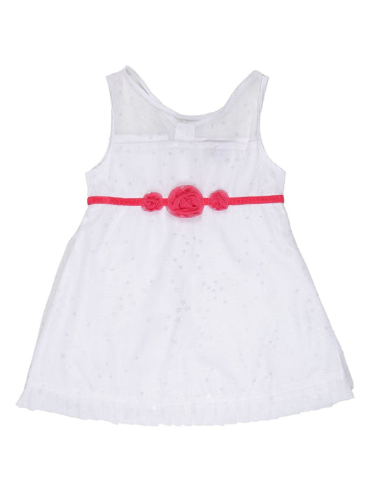Young Birds Mesh Print Dress