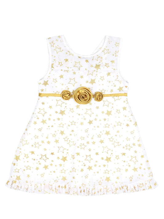 Young Birds Mesh Print Dress
