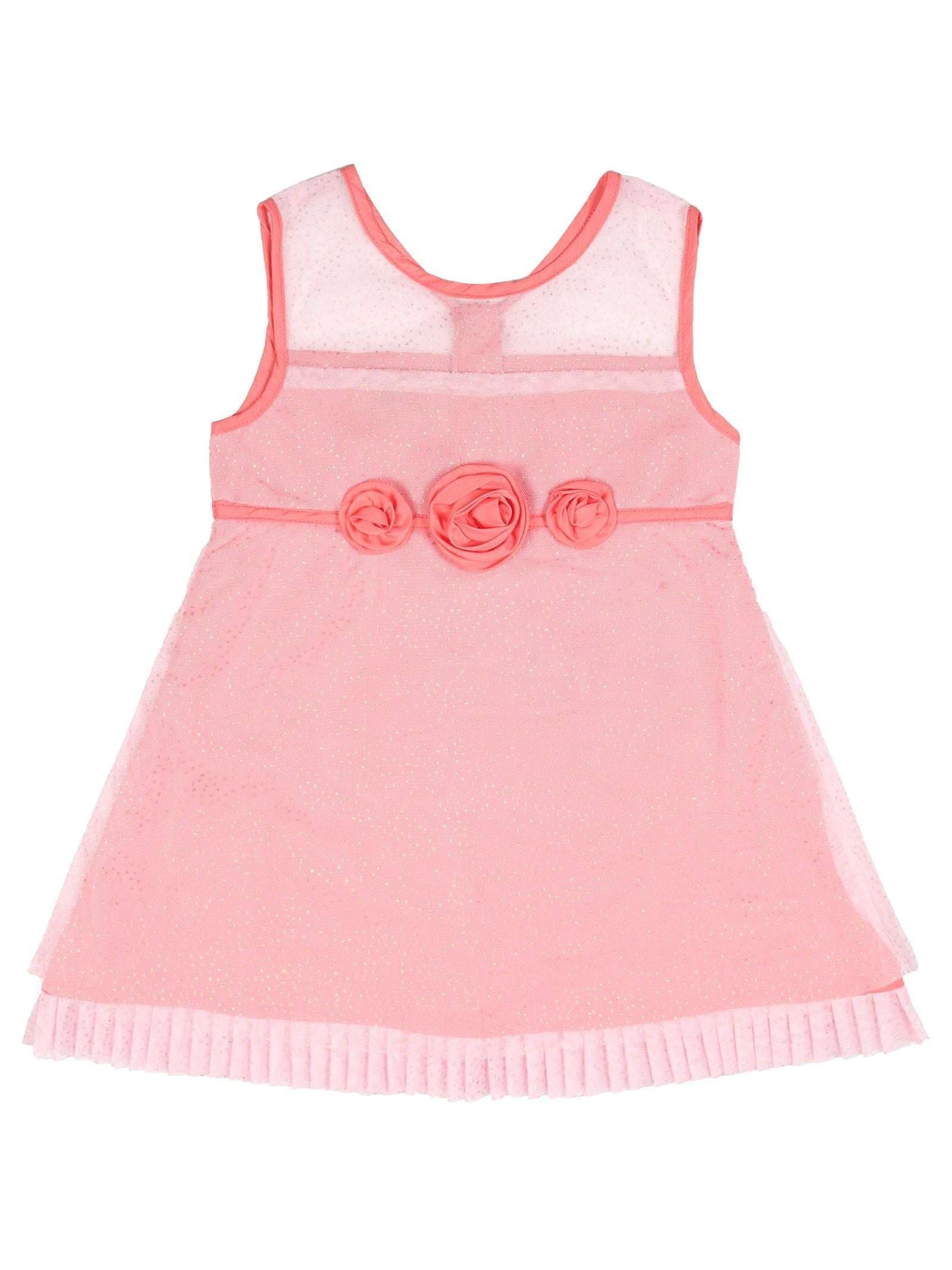 Young Birds Mesh Print Dress