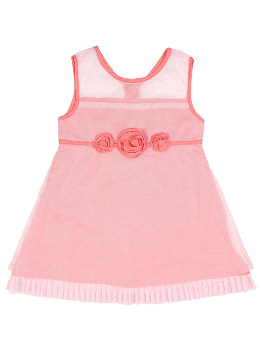 Young Birds Mesh Print Dress