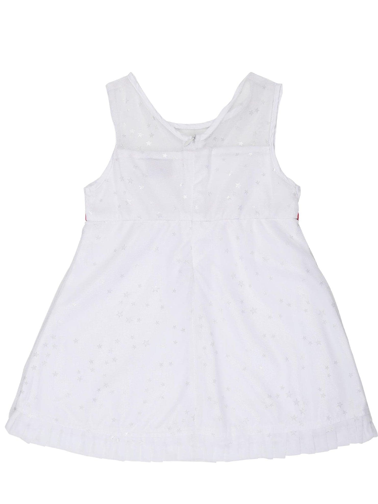 Young Birds Mesh Print Dress