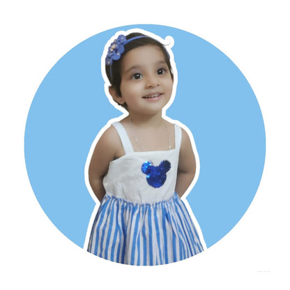 Young Birds Mickey Mouse Sequins Dress