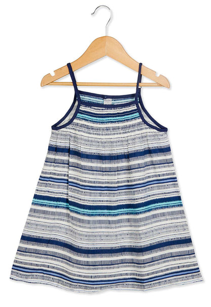 Young Birds Neck Shirring Casual Dress