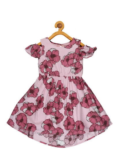 Young Birds Off Shoulder High Low Dress