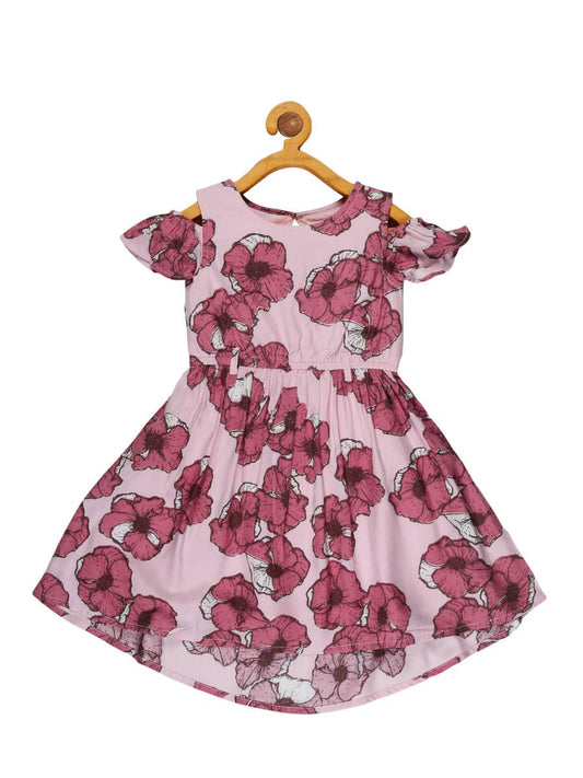 Young Birds Off Shoulder High Low Dress