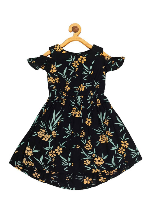 Young Birds Off Shoulder High Low Dress