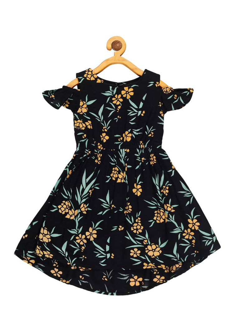 Young Birds Off Shoulder High Low Dress