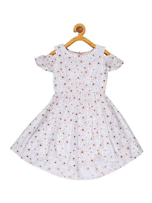 Young Birds Off Shoulder High Low Dress