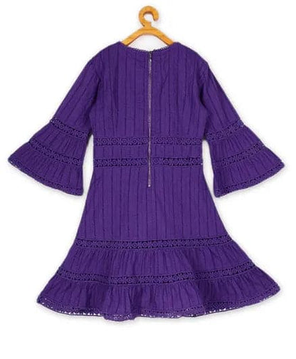 Young Birds Panel Lace Dress