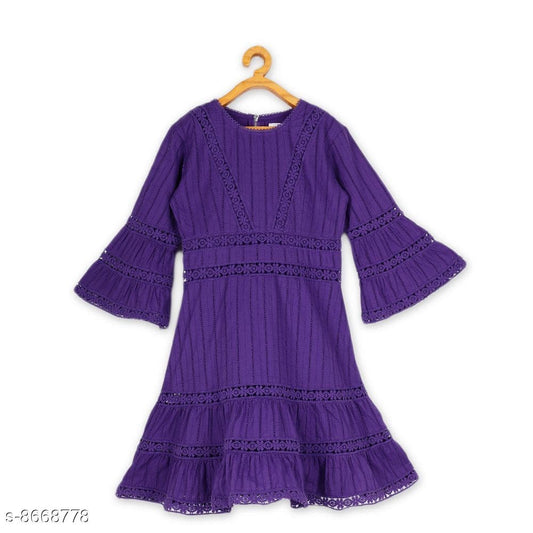 Young Birds Panel Lace Dress